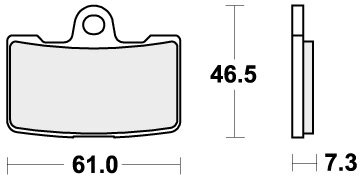856RST BRAKE PADS SINTER SPORT