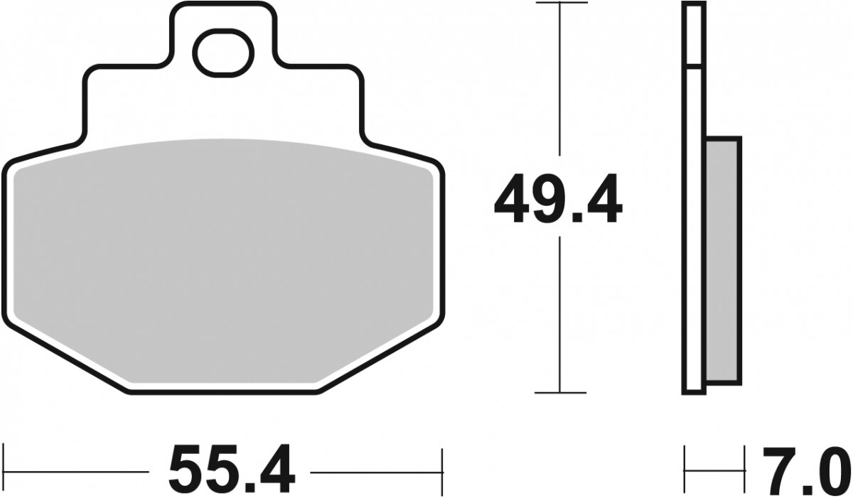 772HF BRAKE PADS ORGANIC