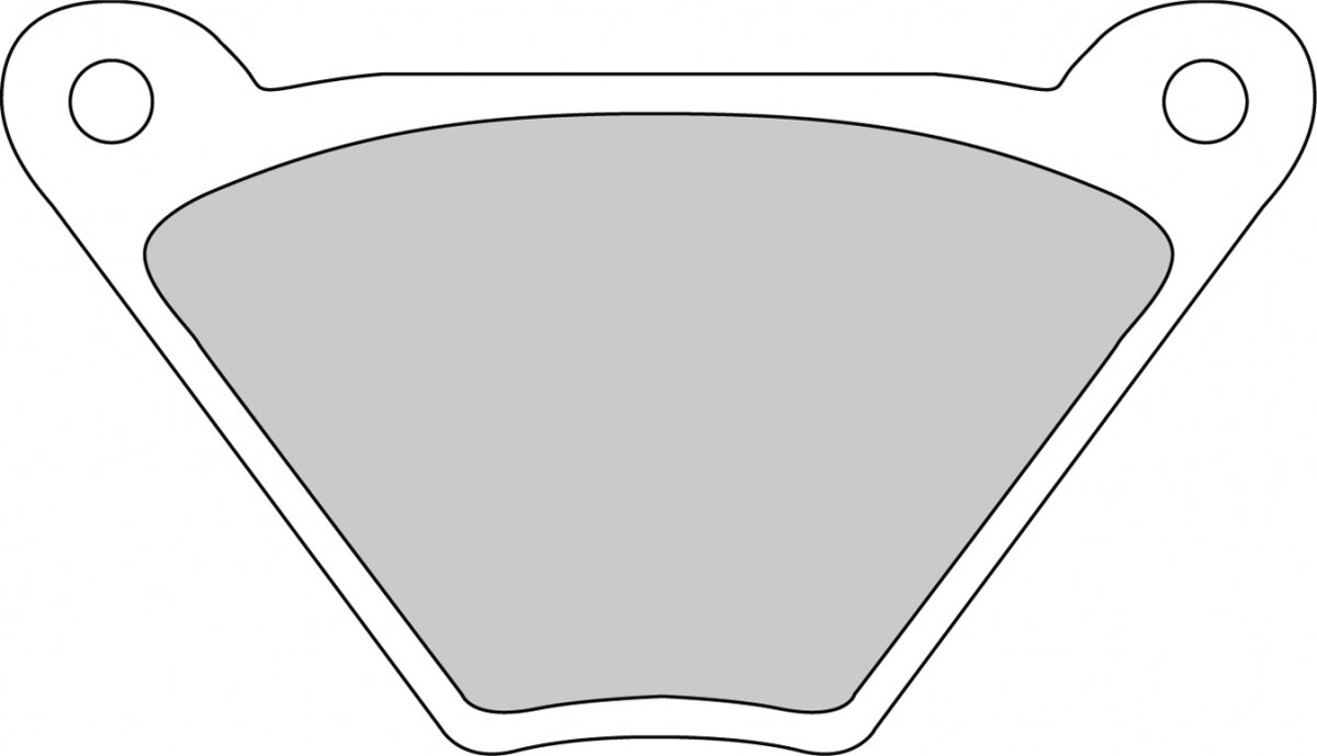FDB185PRP BRAKE PADS POLISHED ROTOR