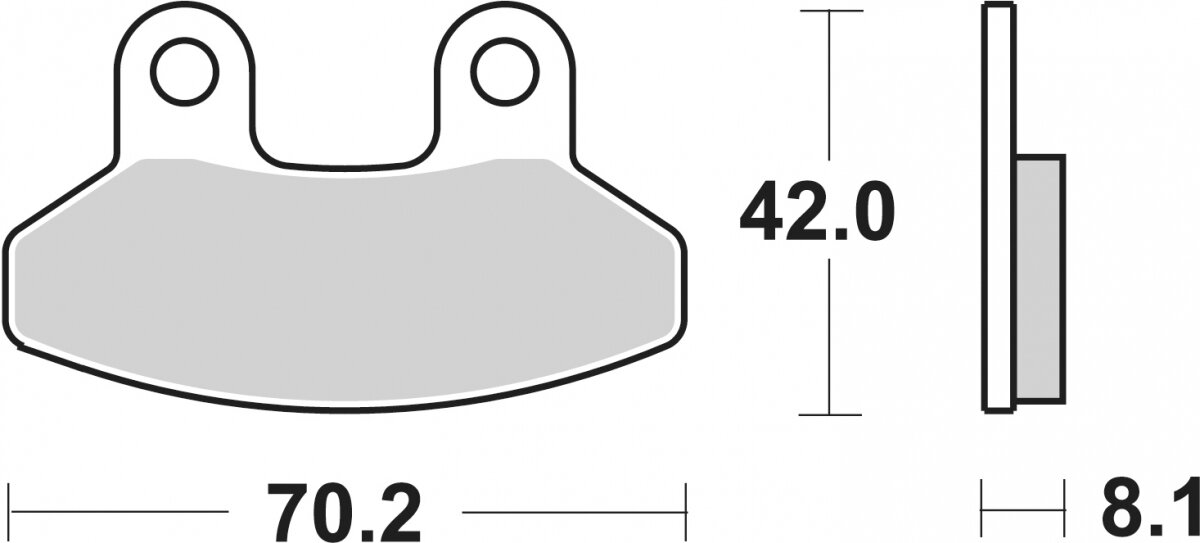 178CT BRAKE PADS ORGANIC
