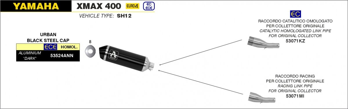 URBAN ALUMINIUM DARK WITH DARK END CAP