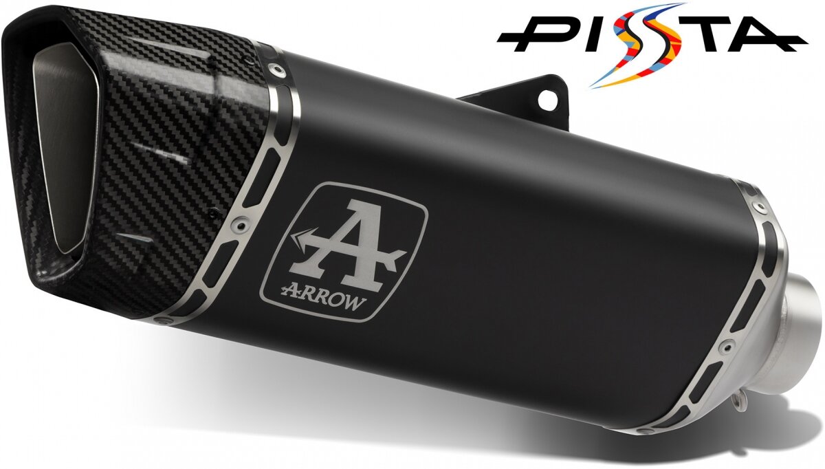 PISTA TITANIUM DARK, CARBON END CAP