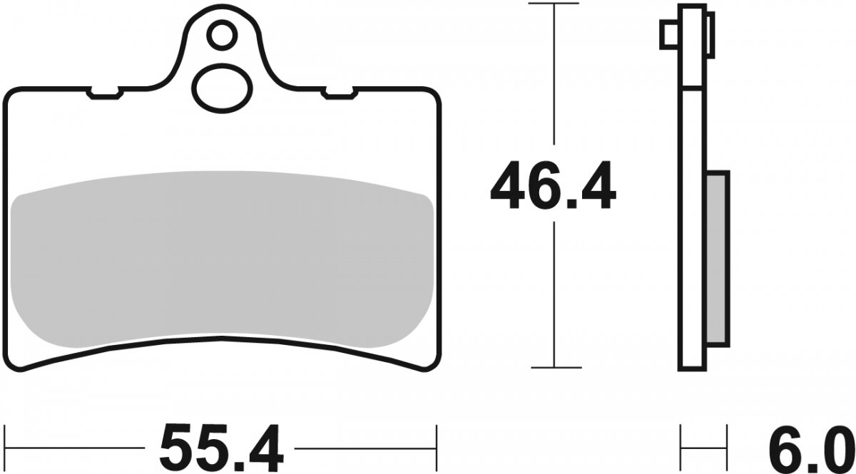 672HF BRAKE PADS ORGANIC