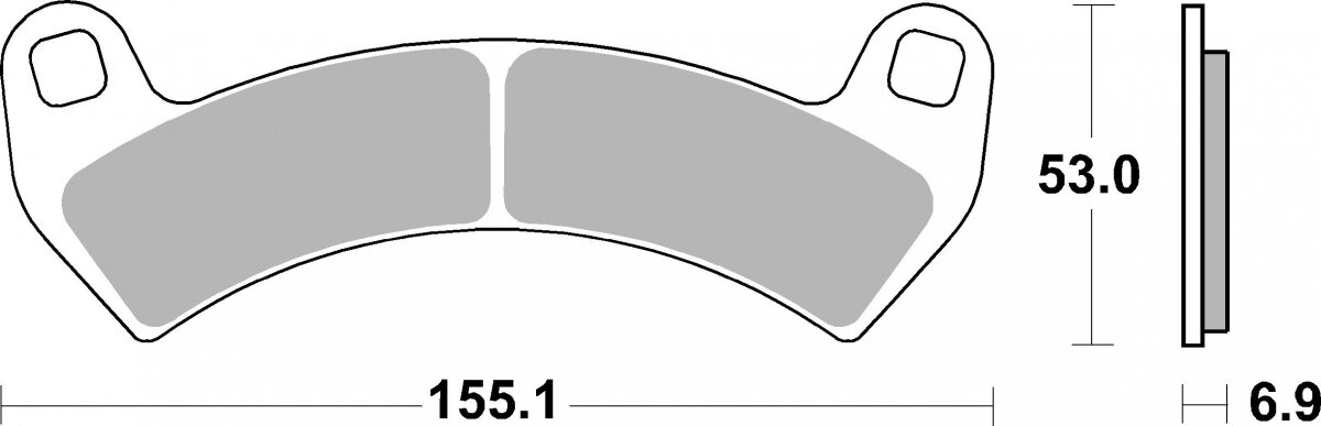 954RSI BRAKE PADS SINTER RACING