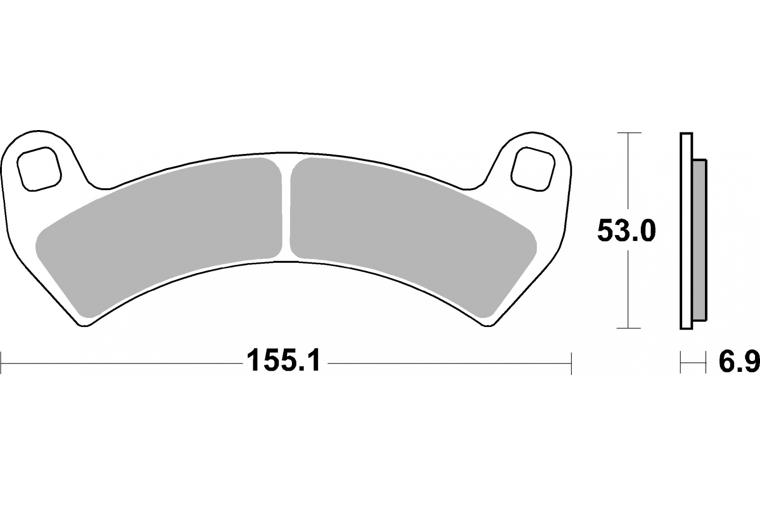 954RSI BRAKE PADS SINTER RACING