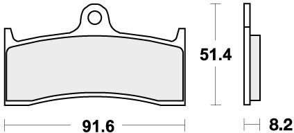 676RST BRAKE PADS SINTER SPORT