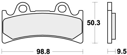683RST BRAKE PADS SINTER SPORT