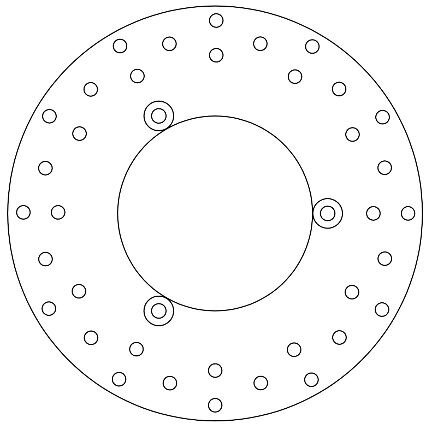 FMD0445R FIXED BRAKE DISC