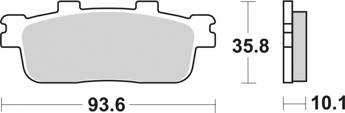 201MS BRAKE PADS SINTER