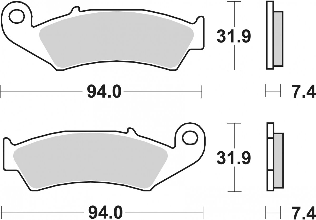 139HF BRAKE PADS ORGANIC