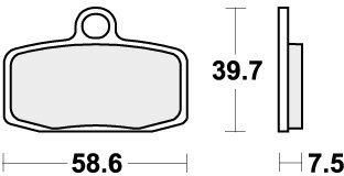 885RST BRAKE PADS SINTER SPORT