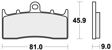 778RST BRAKE PADS SINTER SPORT