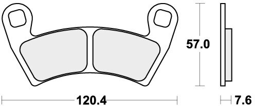 897PSI BRAKE PADS SINTER