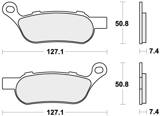 854H.CT BRAKE PADS ORGANIC