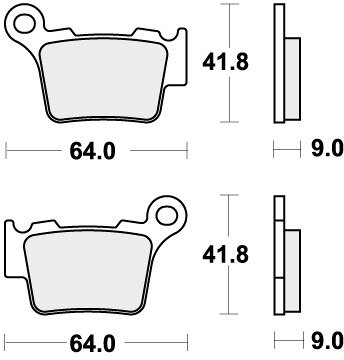 791CS BRAKE PADS ORGANIC