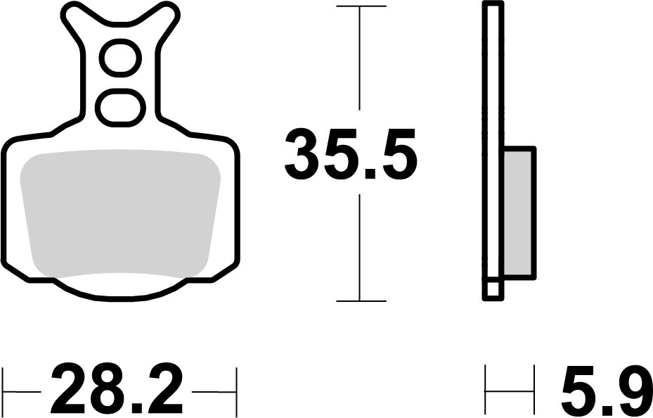 1006SI BRAKE PADS SINTER
