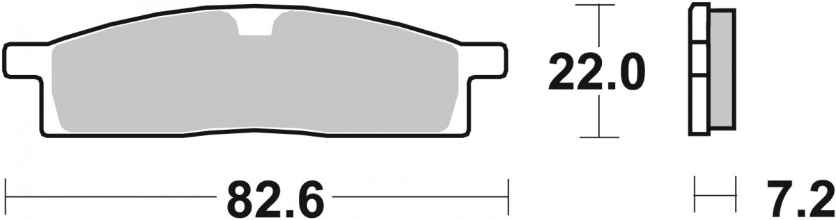 136CT BRAKE PADS ORGANIC