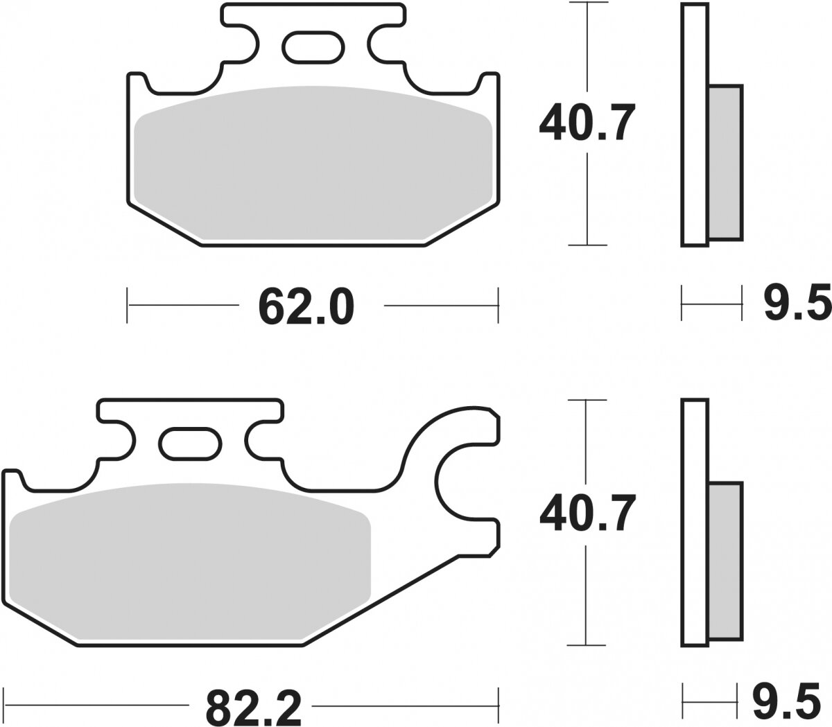 196MS BRAKE PADS SINTER