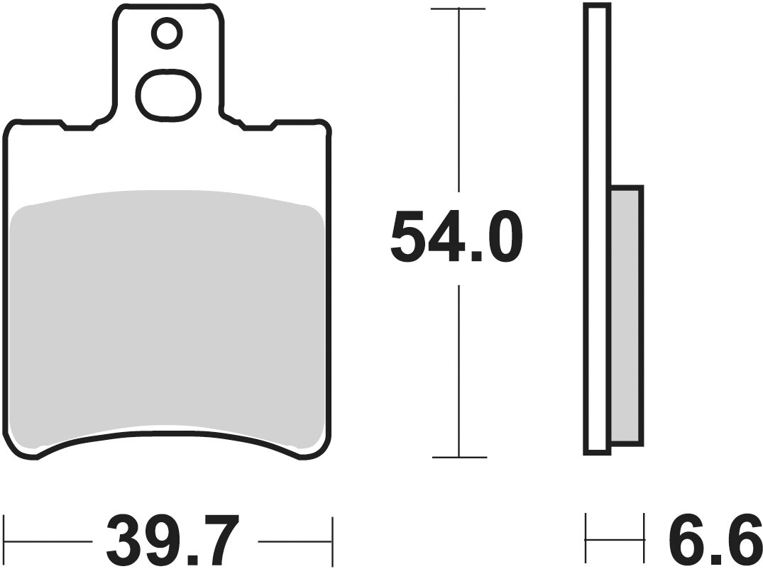 114HF BRAKE PADS ORGANIC