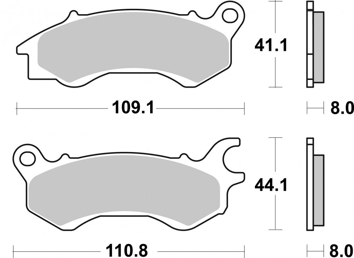 235CT BRAKE PADS