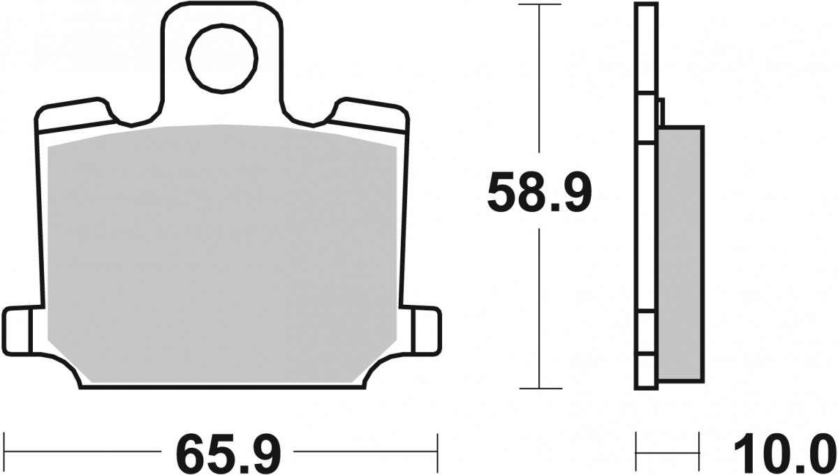 535HF BRAKE PADS ORGANIC
