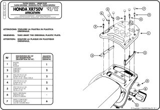 E210-MONORACK XRV750 93-99