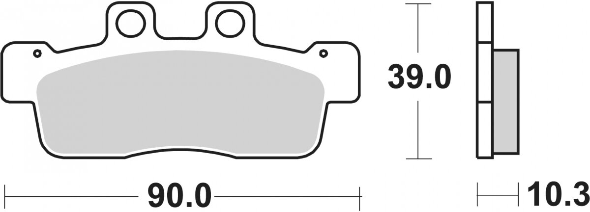 207CT BRAKE PADS ORGANIC
