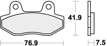 814LS BRAKE PADS SINTER
