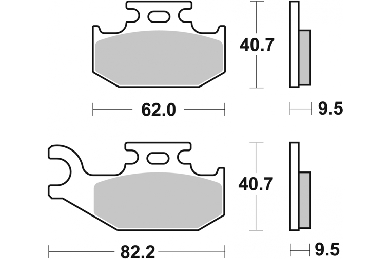 767PSI BRAKE PADS SINTER
