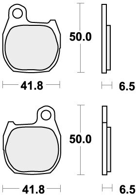 664HF BRAKE PADS ORGANIC
