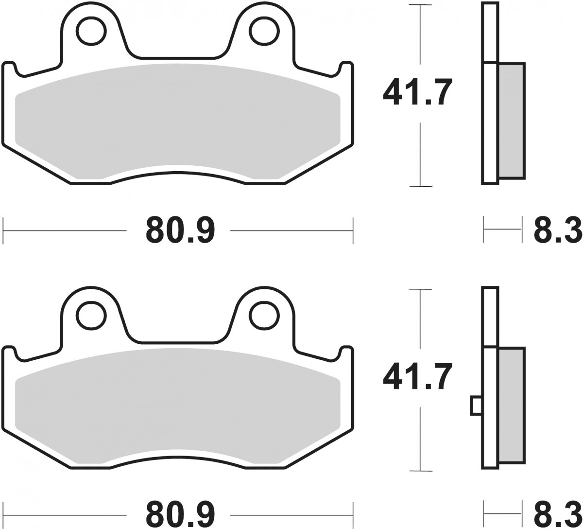 174MS BRAKE PADS SINTER