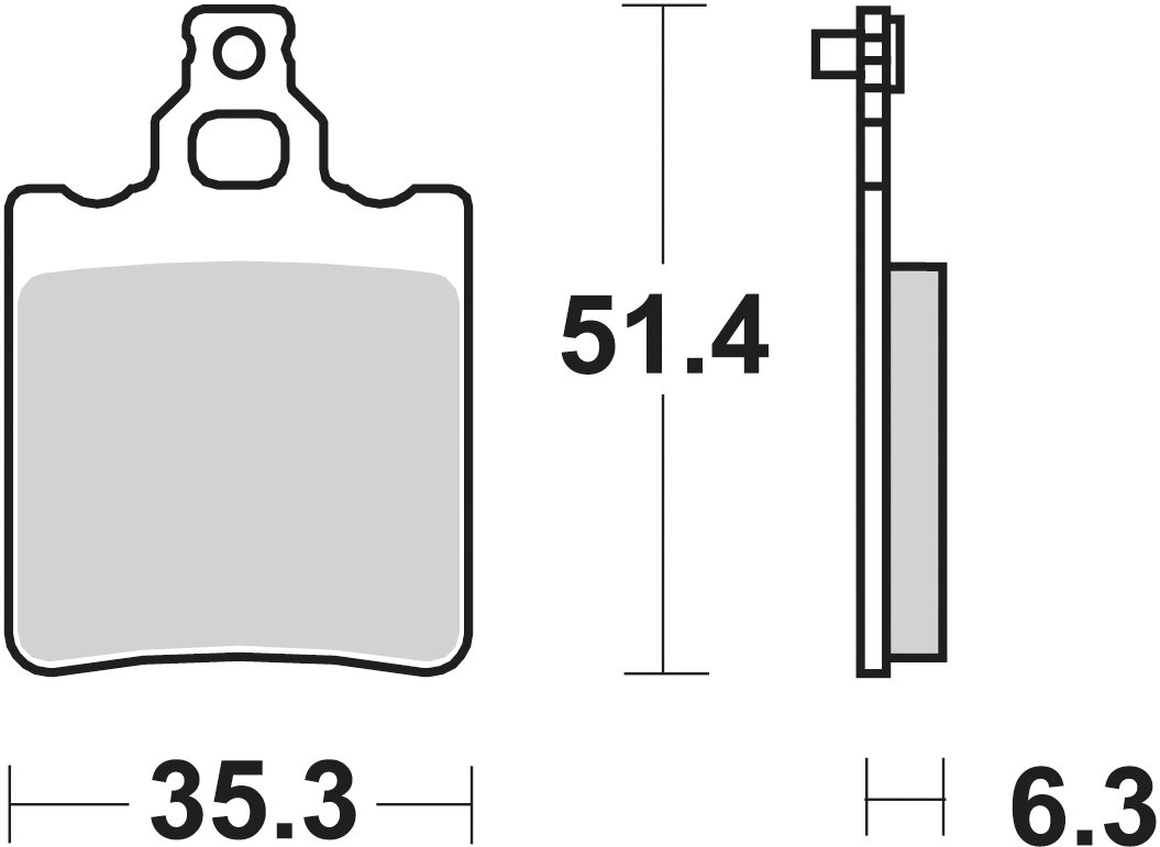 106HF BRAKE PADS ORGANIC