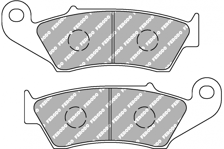 FDB892P BRAKE PADS ORGANIC