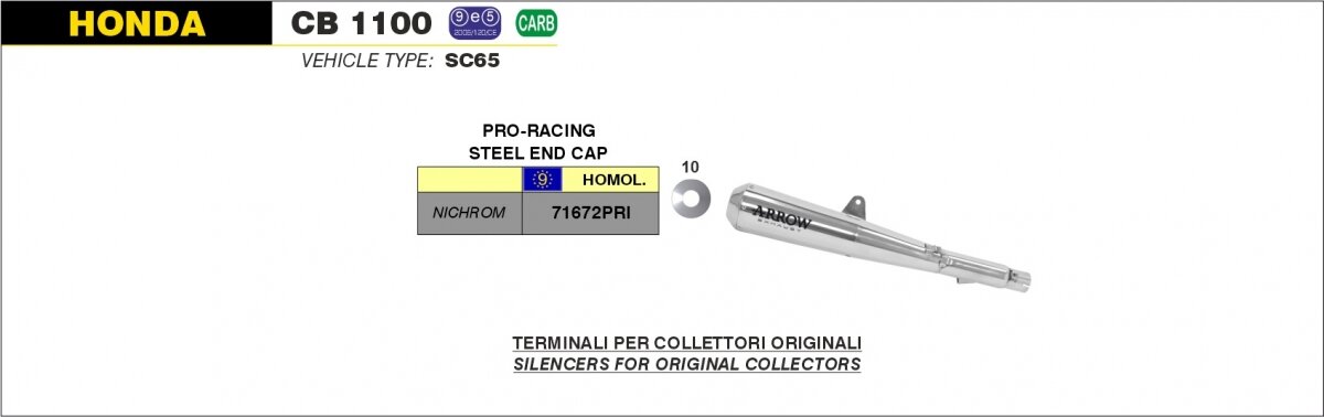 PRO-RACING WITH STAINLESS STEEL END CAP