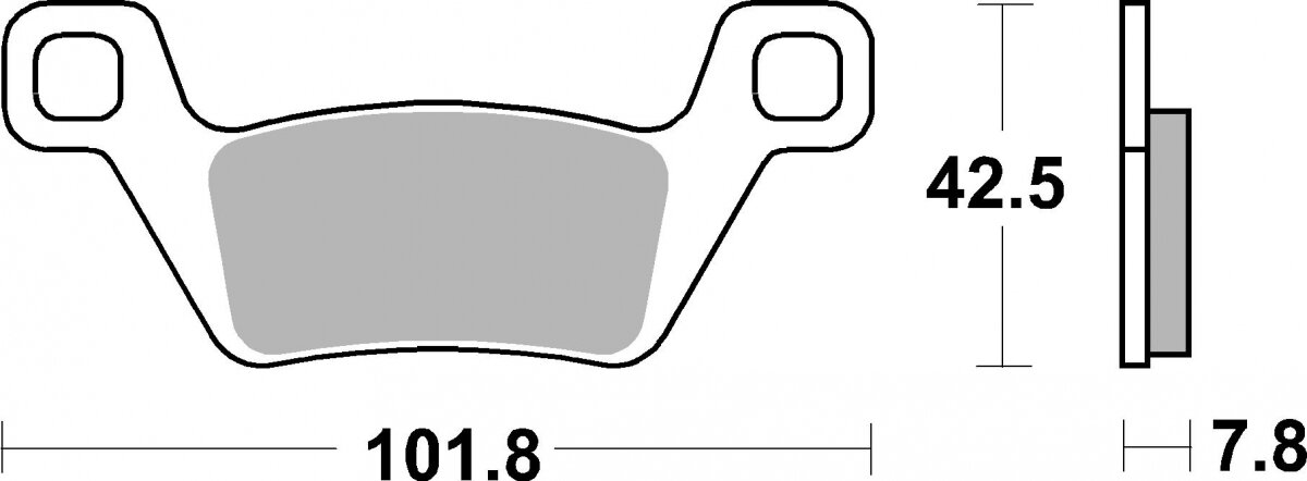 945RSI BRAKE PADS SINTER RACING