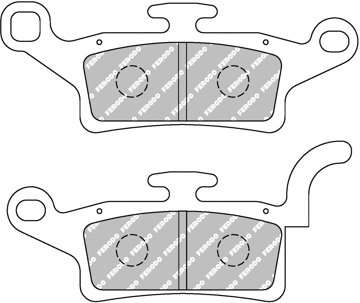 FDB2264EF BRAKE PADS ORGANIC