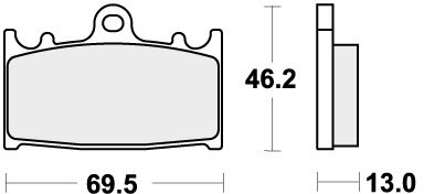 789LS BRAKE PADS SINTER