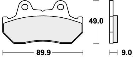 572HF BRAKE PADS ORGANIC