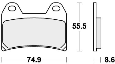 706RST BRAKE PADS SINTER SPORT