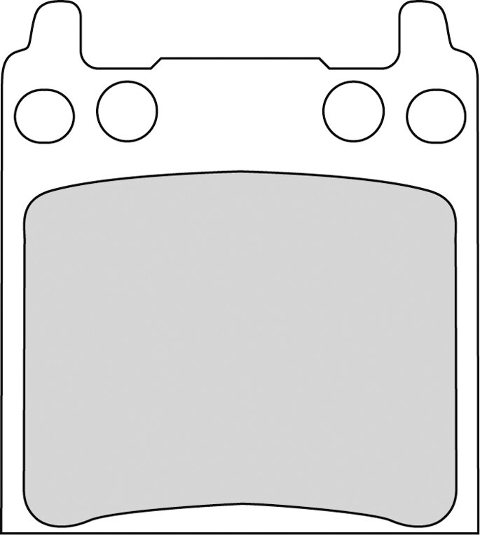 FDB134P BRAKE PADS ORGANIC