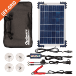 SOLAR DUO 5A 10W SOLARPANEL TRAVEL KIT