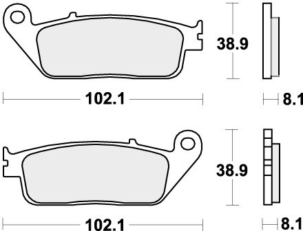 627RST BRAKE PADS SINTER SPORT