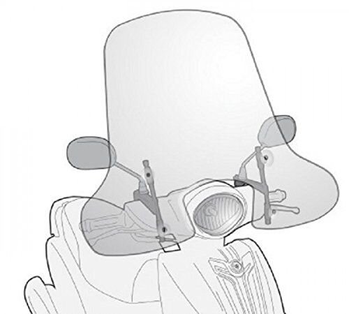 2114A-WINDSHIELD TRANSP  YAMAHA DELIGHT