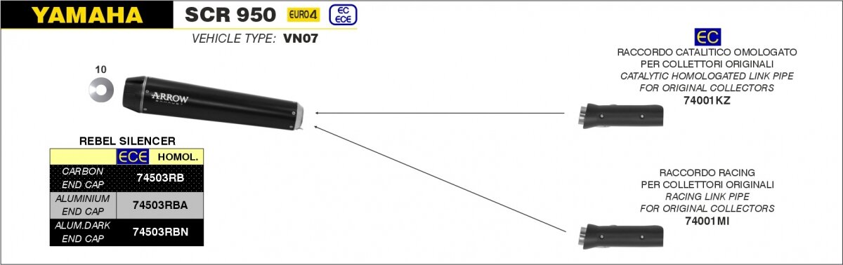 CATALYTIC MID-PIPE FOR STOCK COLLECTORS EEC