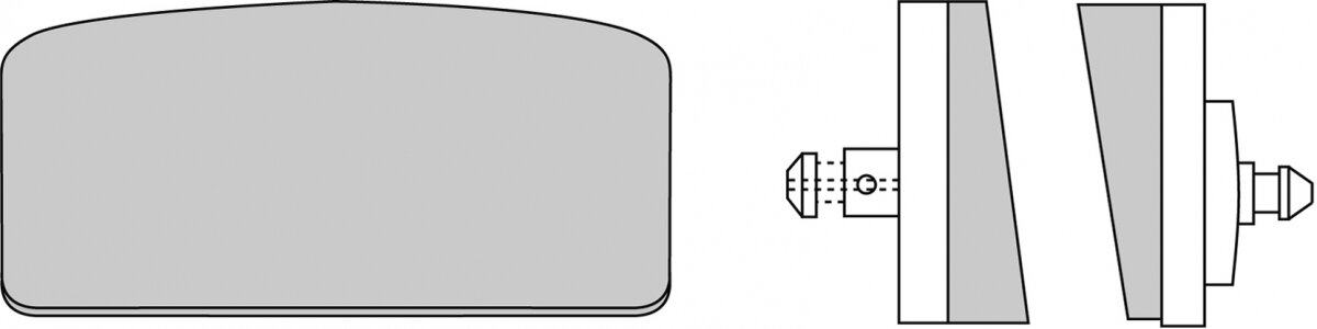 FDB155EF BRAKE PADS ORGANIC