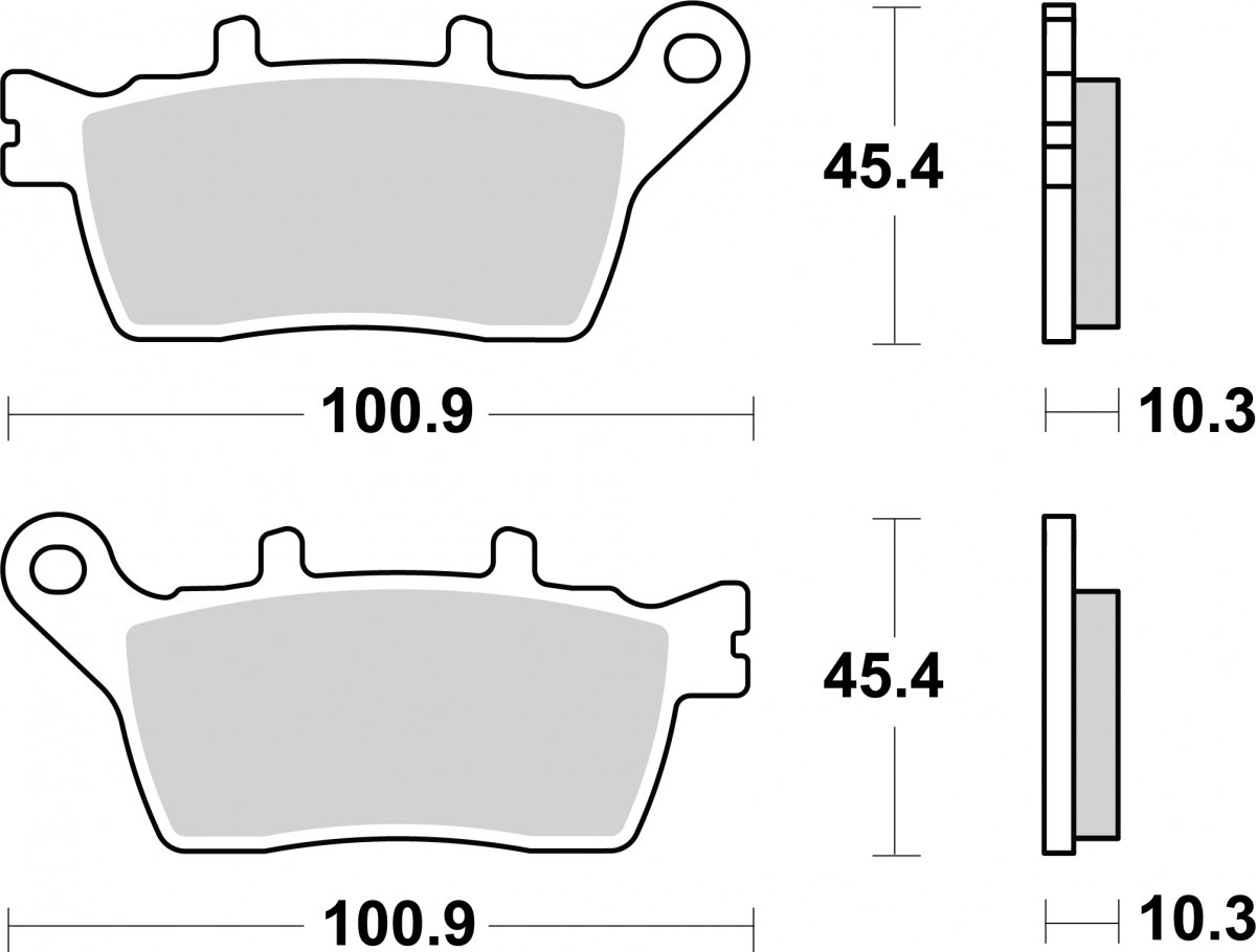 991LS BRAKE PADS SINTER