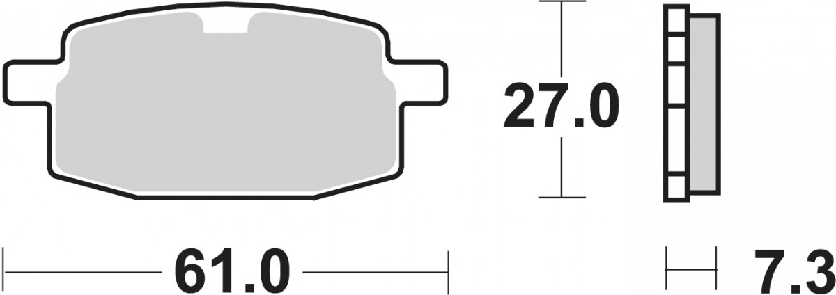 111HF BRAKE PADS ORGANIC