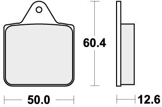 756RSI BRAKE PADS SINTER RACING