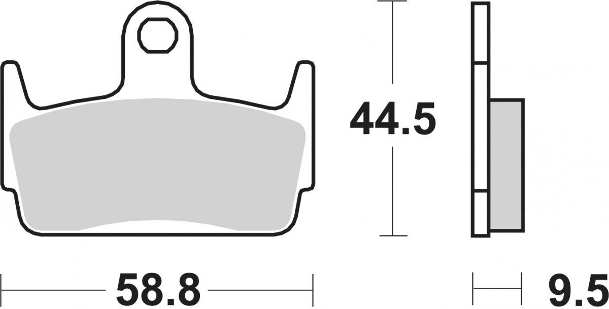 129HF BRAKE PADS ORGANIC
