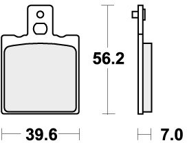 519HF BRAKE PADS ORGANIC